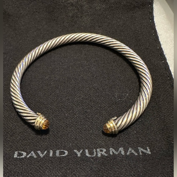 David Yurman Jewelry - David Yurman Cable Classics Bracelet with Citrine, 4mm